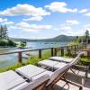 Cabañas frente al lago Big Bear