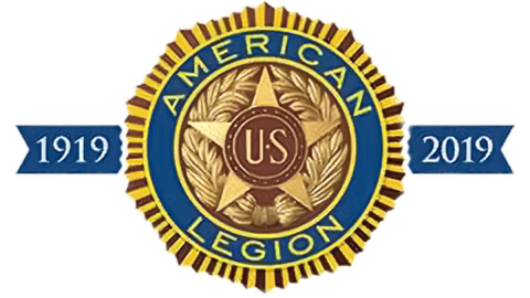 Un logotipo digital para la Legión de los Estados Unidos: en el centro hay una estrella dorada.