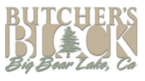 Un logotipo digital para Butcher's Block: hay un pino situado en el centro de la «O».