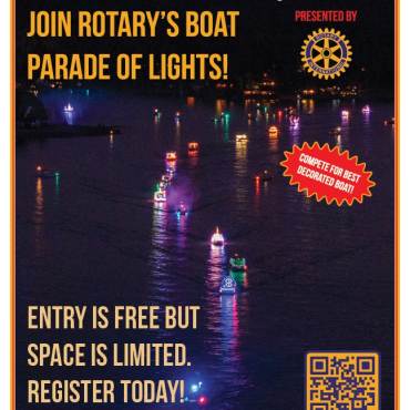 Un folleto digital sobre el Desfile de Luces de Barcos del lago Big Bear, que tendrá lugar durante el espectáculo de drones del Día del Trabajo, el 6 de septiembre de 2026.