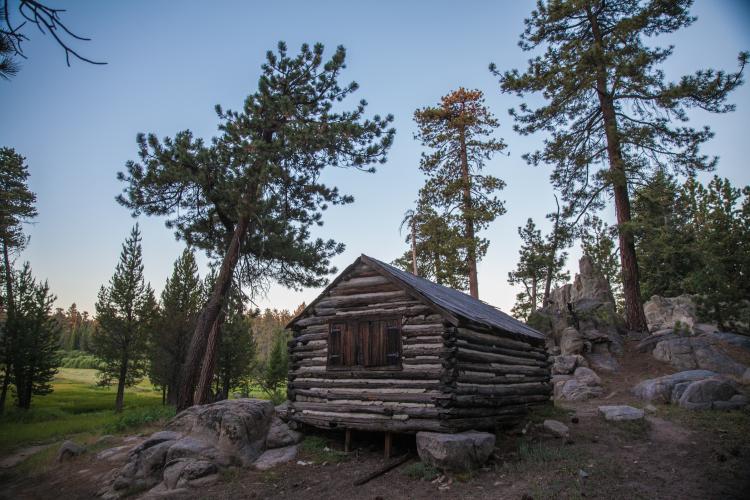 Cabaña del pastor en el lago Bluff de Big Bear