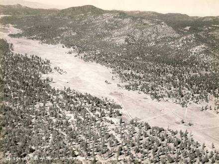 Foto histórica de Yuhaaviat, el nombre indígena de Big Bear Lake.